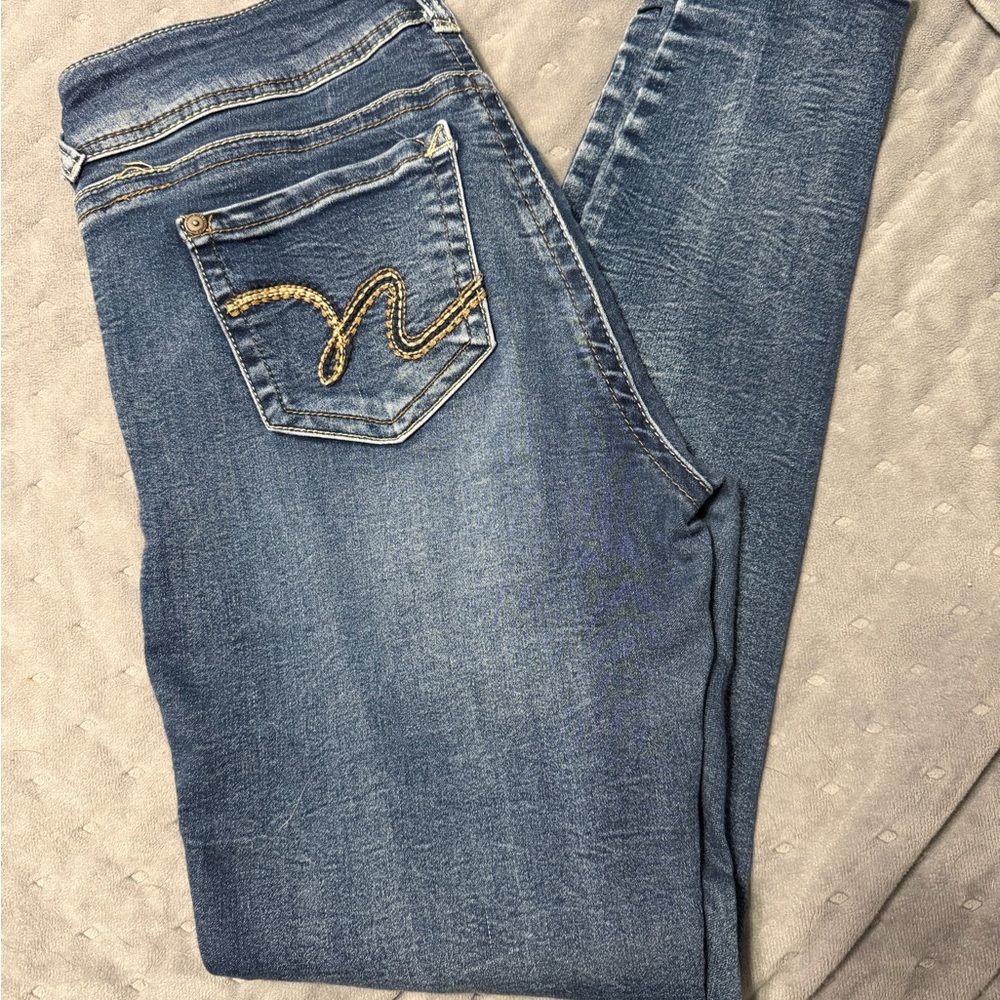 Wallflower Classic Blue Skinny Jeans
